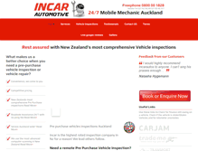 Tablet Screenshot of incarautomotive.co.nz